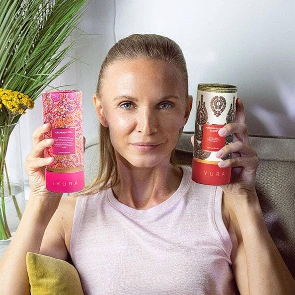 Day & Night Skincare with iYURA Kesaradi Oil® and Manjish Glow Elixir® Bundle