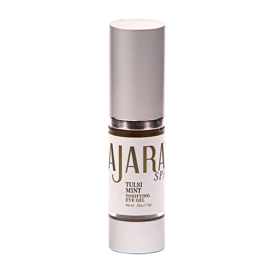Tulsi Mint Tonifying Eye Gel - All Natural Gel for Tired & Puffy Under Eyes, 0.53 fl oz