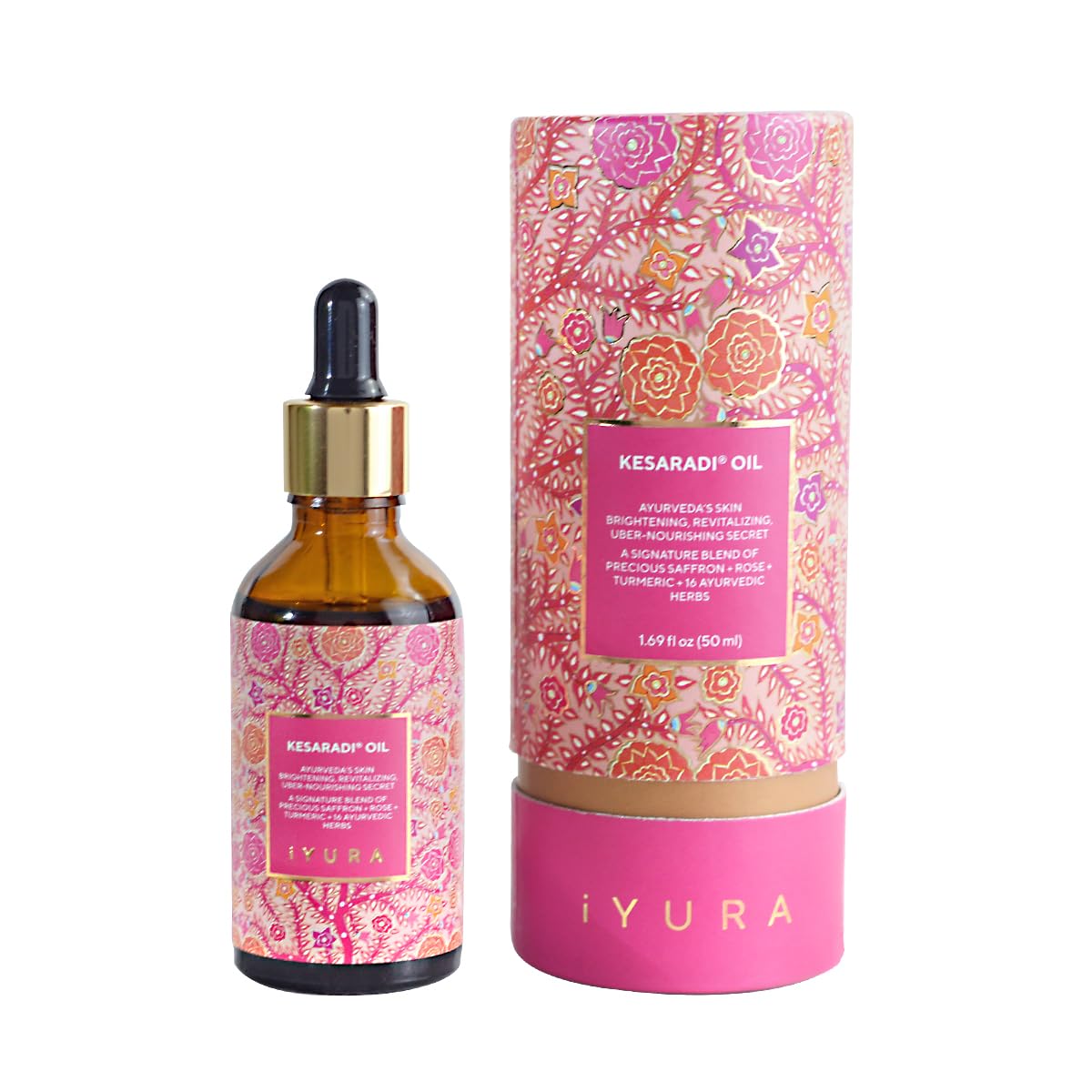 Day & Night Skincare with iYURA Kesaradi Oil® and Manjish Glow Elixir® Bundle