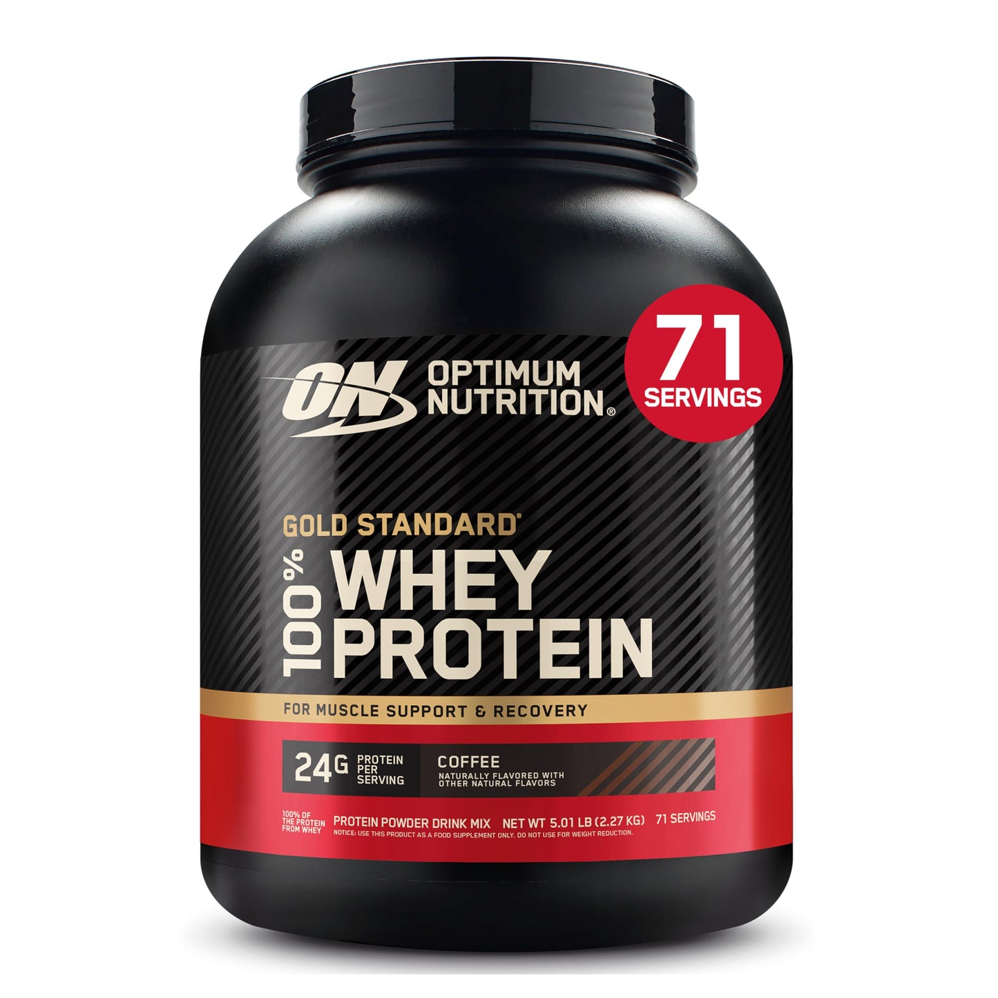Optimum Nutrition Gold Standard 100% Whey Protein Powder, Banana Cream, 2 Pound (Packaging May Vary)