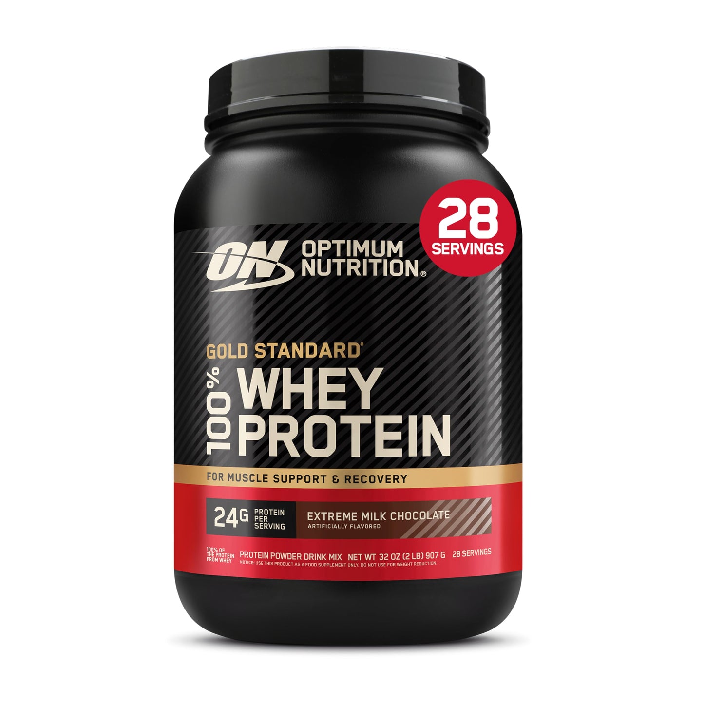 Optimum Nutrition Gold Standard 100% Whey Protein Powder, Banana Cream, 2 Pound (Packaging May Vary)