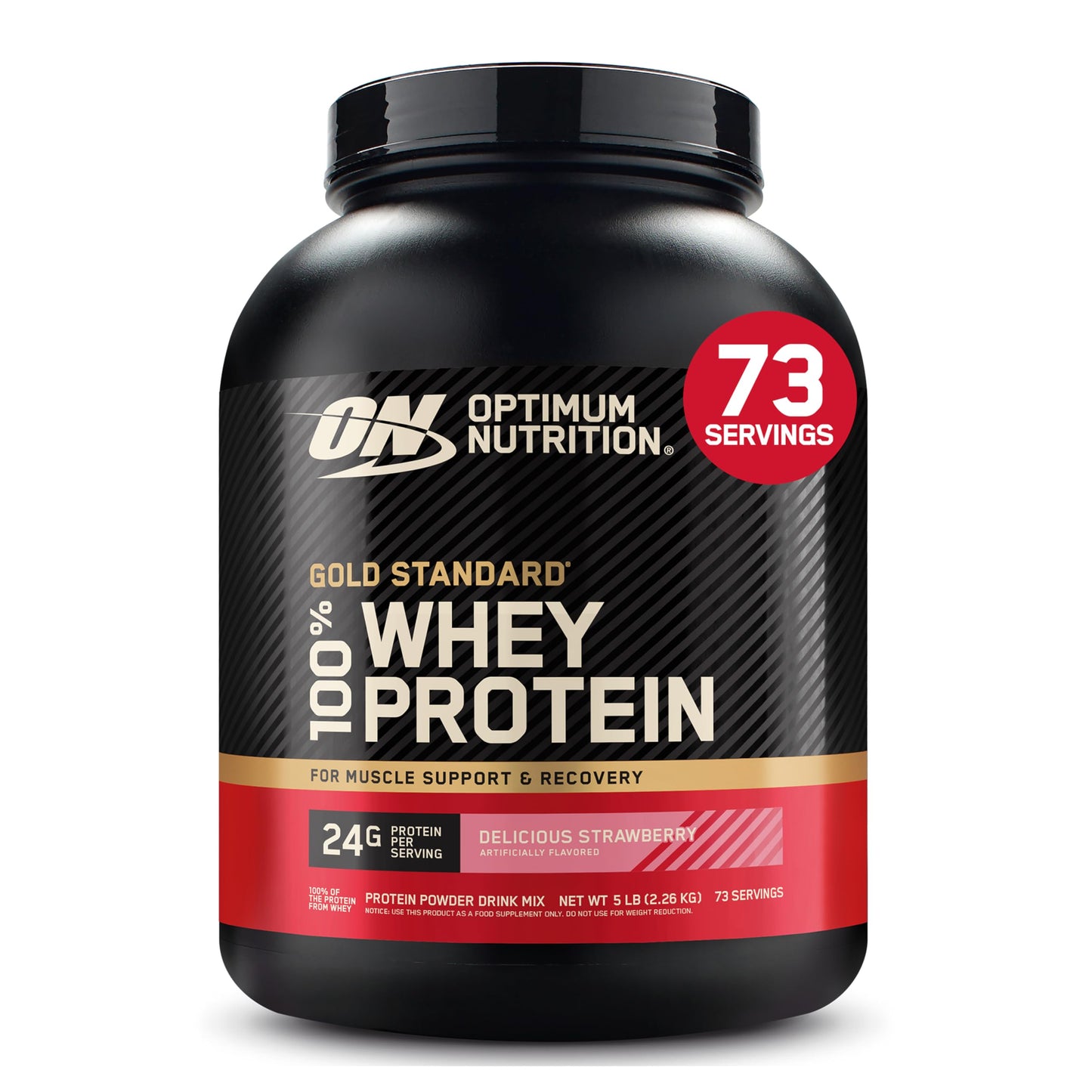 Optimum Nutrition Gold Standard 100% Whey Protein Powder, Banana Cream, 2 Pound (Packaging May Vary)