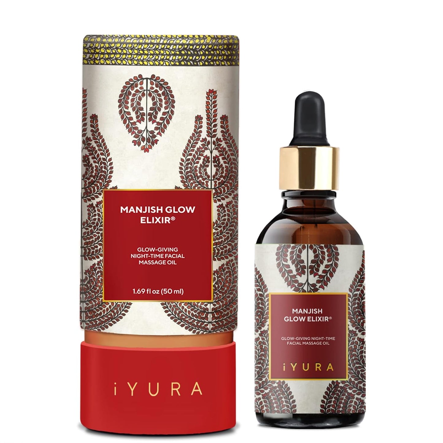 Day & Night Skincare with iYURA Kesaradi Oil® and Manjish Glow Elixir® Bundle