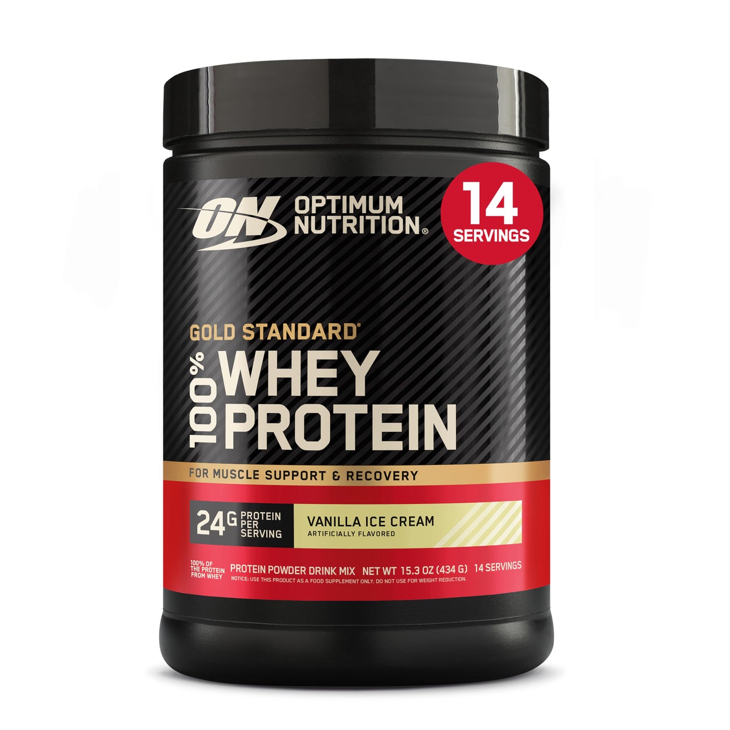 Optimum Nutrition Gold Standard 100% Whey Protein Powder, Banana Cream, 2 Pound (Packaging May Vary)