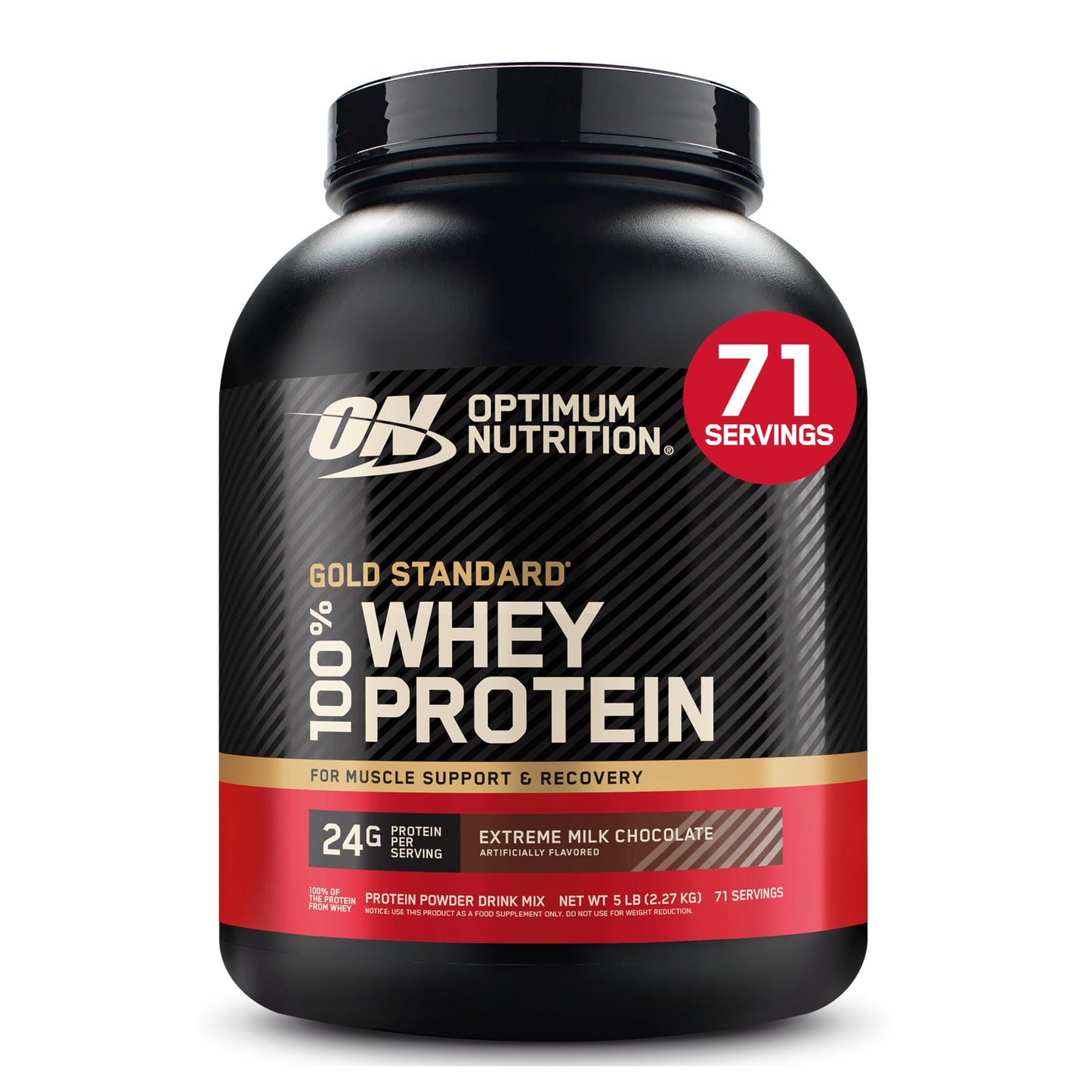 Optimum Nutrition Gold Standard 100% Whey Protein Powder, Banana Cream, 2 Pound (Packaging May Vary)
