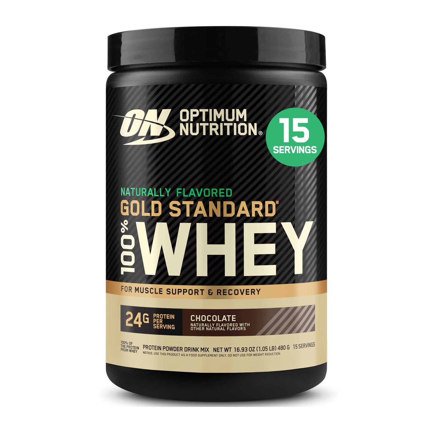 Optimum Nutrition Gold Standard 100% Whey Protein Powder, Banana Cream, 2 Pound (Packaging May Vary)