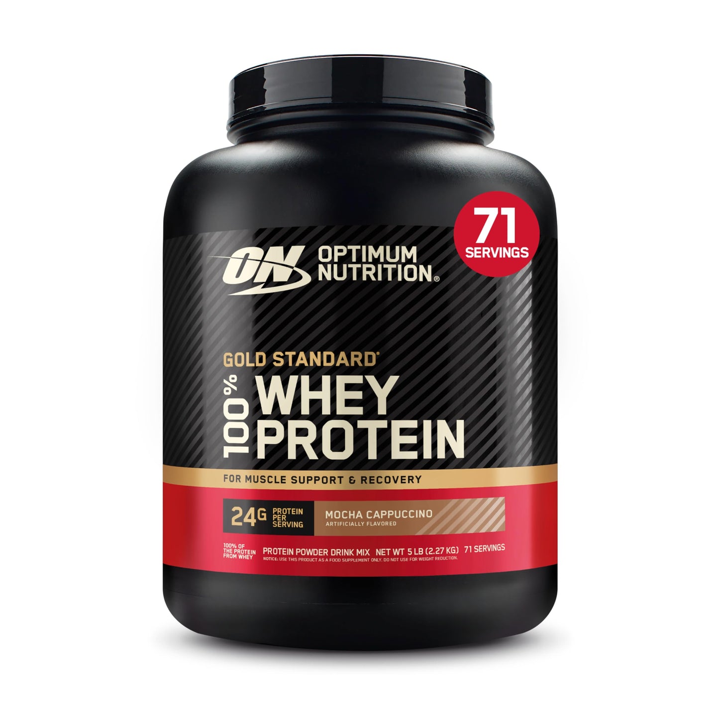 Optimum Nutrition Gold Standard 100% Whey Protein Powder, Banana Cream, 2 Pound (Packaging May Vary)