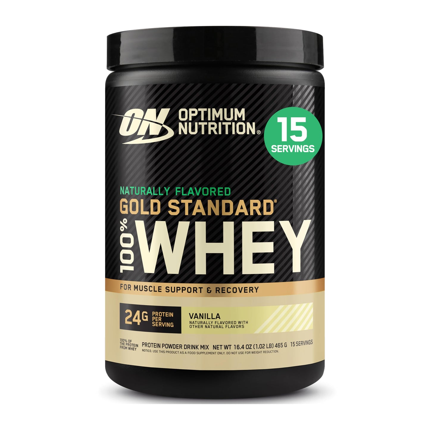Optimum Nutrition Gold Standard 100% Whey Protein Powder, Banana Cream, 2 Pound (Packaging May Vary)
