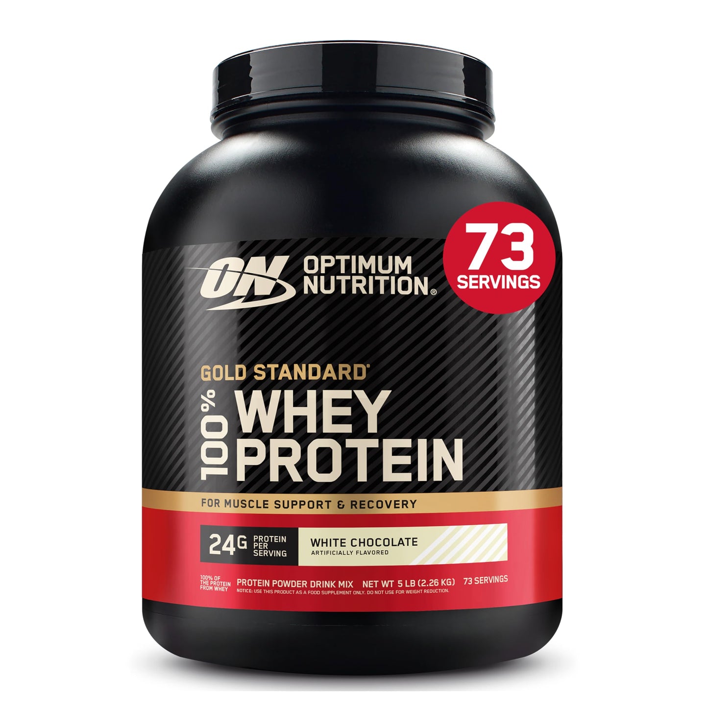 Optimum Nutrition Gold Standard 100% Whey Protein Powder, Banana Cream, 2 Pound (Packaging May Vary)