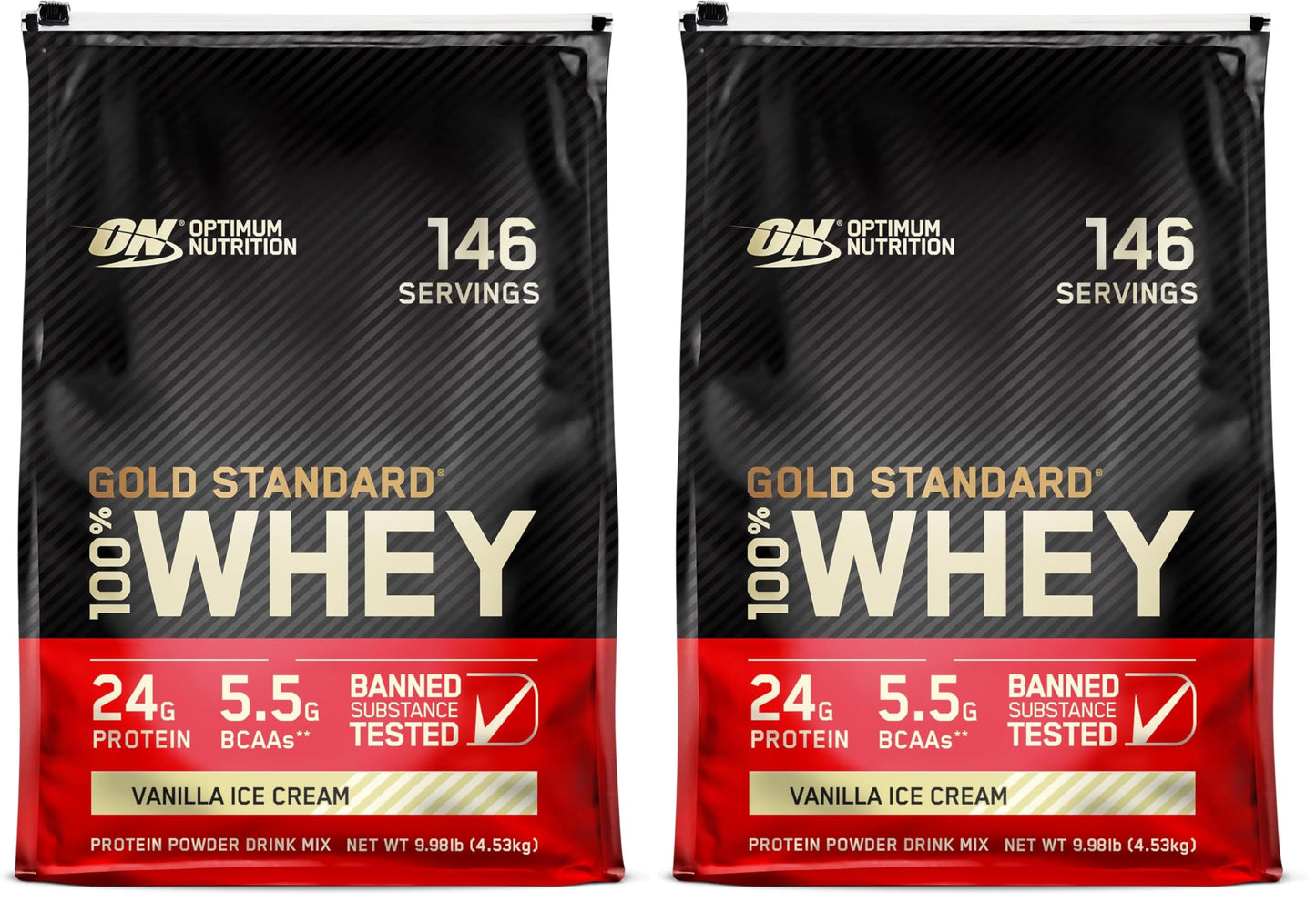 Optimum Nutrition Gold Standard 100% Whey Protein Powder, Banana Cream, 2 Pound (Packaging May Vary)