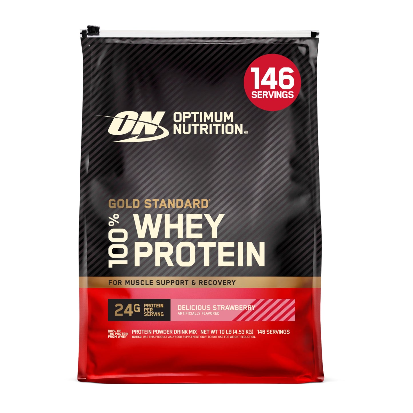 Optimum Nutrition Gold Standard 100% Whey Protein Powder, Banana Cream, 2 Pound (Packaging May Vary)