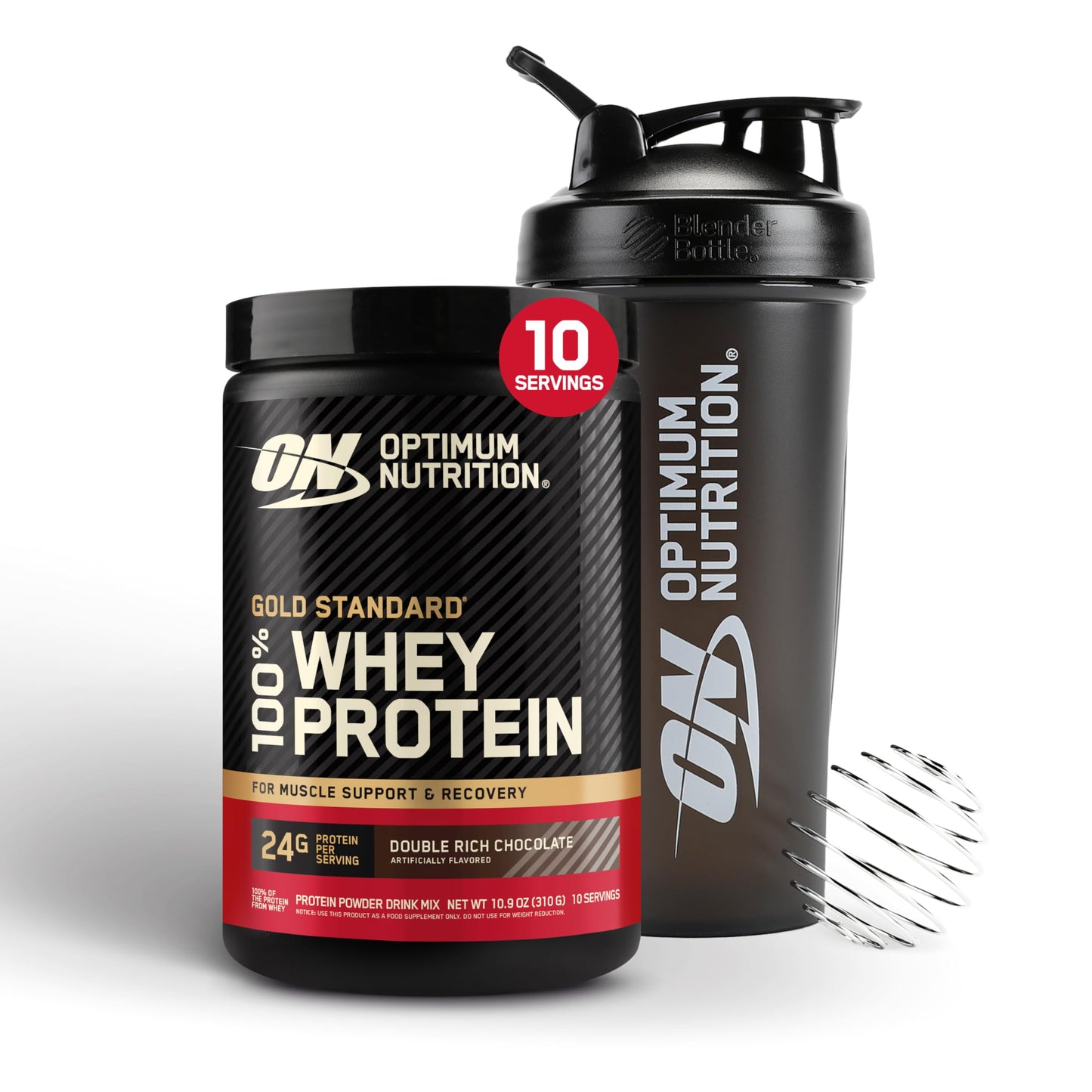 Optimum Nutrition Gold Standard 100% Whey Protein Powder, Banana Cream, 2 Pound (Packaging May Vary)