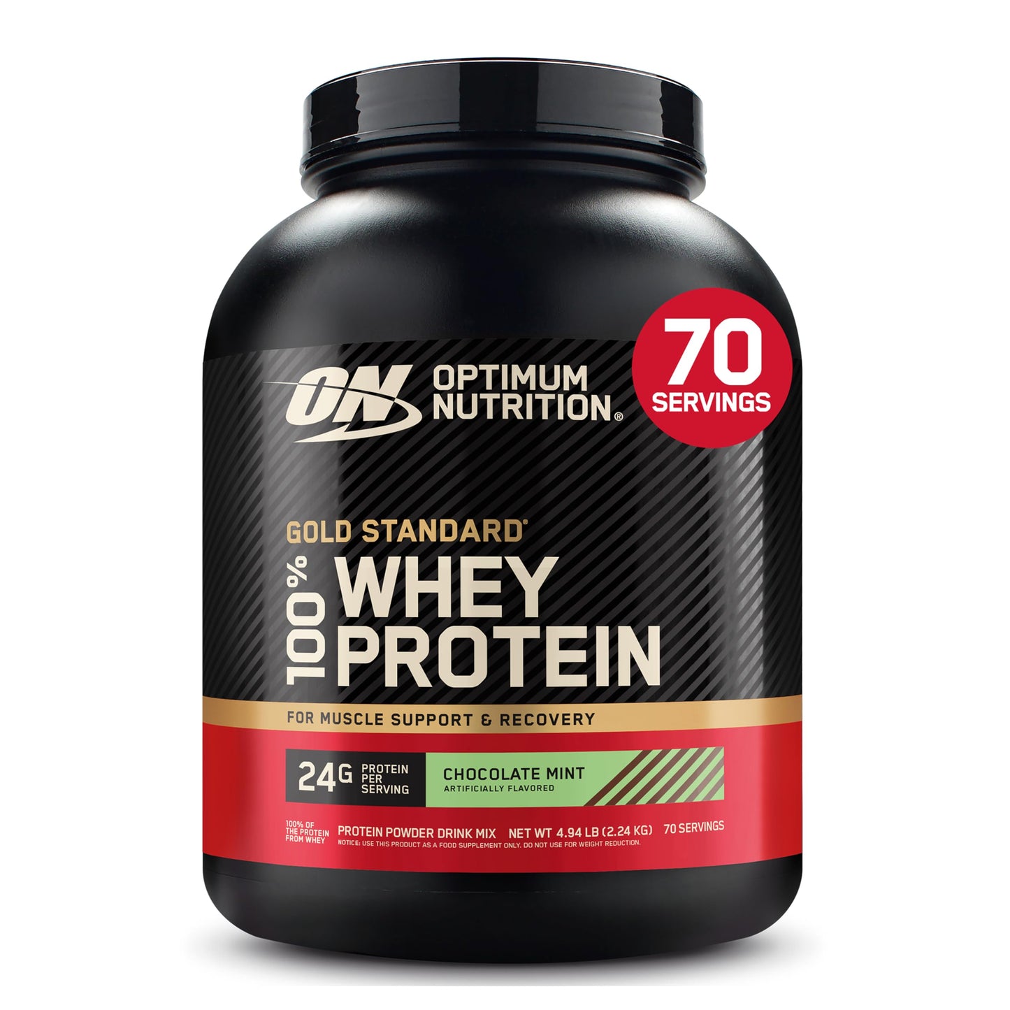Optimum Nutrition Gold Standard 100% Whey Protein Powder, Banana Cream, 2 Pound (Packaging May Vary)