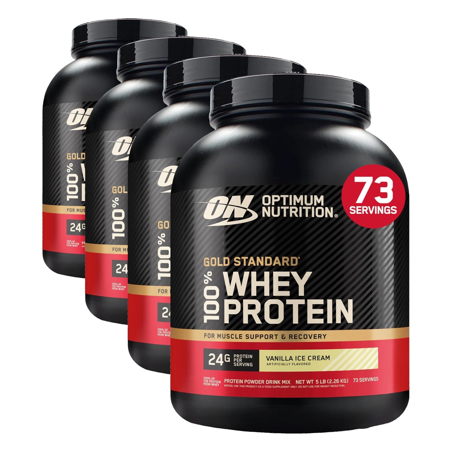 Optimum Nutrition Gold Standard 100% Whey Protein Powder, Banana Cream, 2 Pound (Packaging May Vary)
