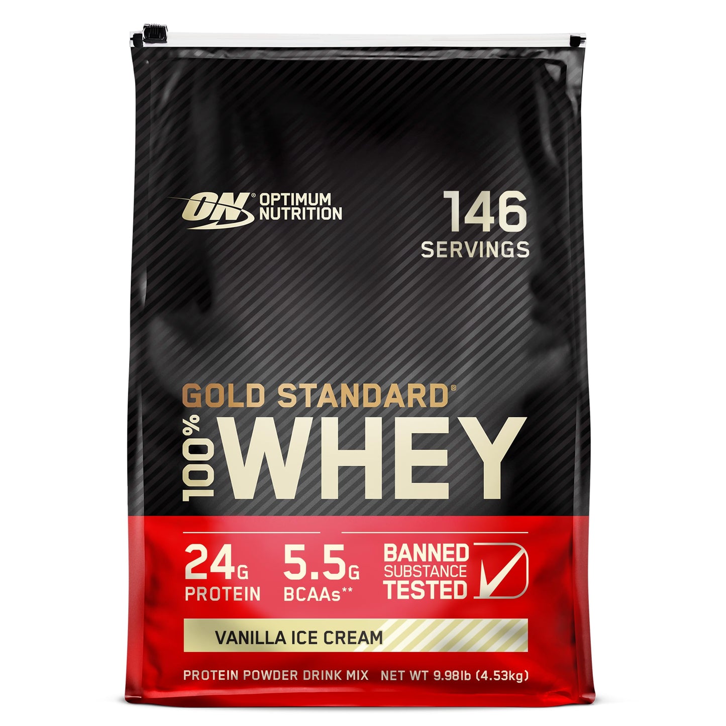 Optimum Nutrition Gold Standard 100% Whey Protein Powder, Banana Cream, 2 Pound (Packaging May Vary)